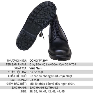 Giày Da Cổ Lửng Đốc Tờ Mũi Bọc Sắt