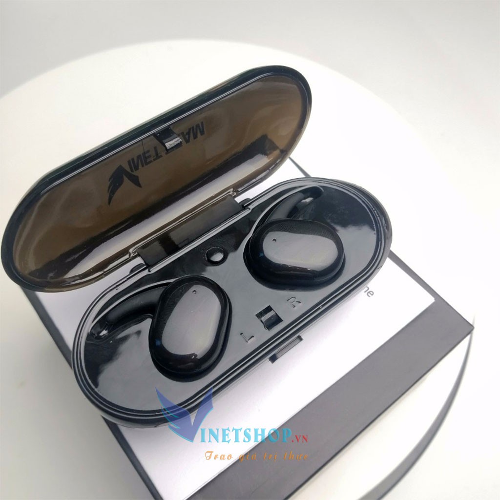 Tai Nghe nhét tai Bluetooth 5.0 Vinet team TWS T2C  - Cảm Ứng 1 Chạm - Pin 12h - Đàm Thoại 2 tai - Tự Kết Nối -3674