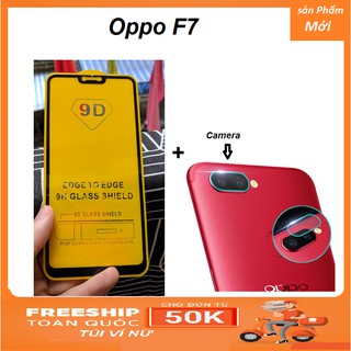 Cường Lực 9D Oppo F7 Full Keo Full Màn Hình + Cường Lực Camera Giá Rẻ