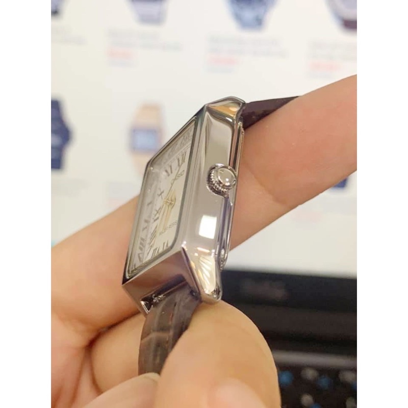 Đồng Hồ Casio Nữ LTP-V007L-7B2UDF Dây Da Màu Nâu - Mặt Số La Mã