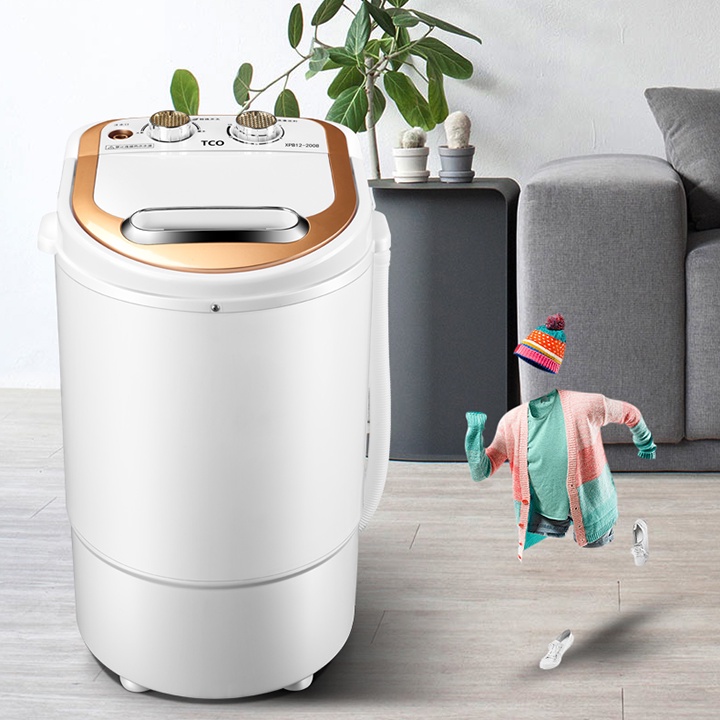 Máy giặt mini có tia UV khử khuẩn giặt 6kg đồ siêu bền chính hãng cho gia đình, sinh viên AN HOME XINH