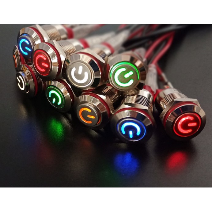 Công tắc LED ON OFF 12MM 12V