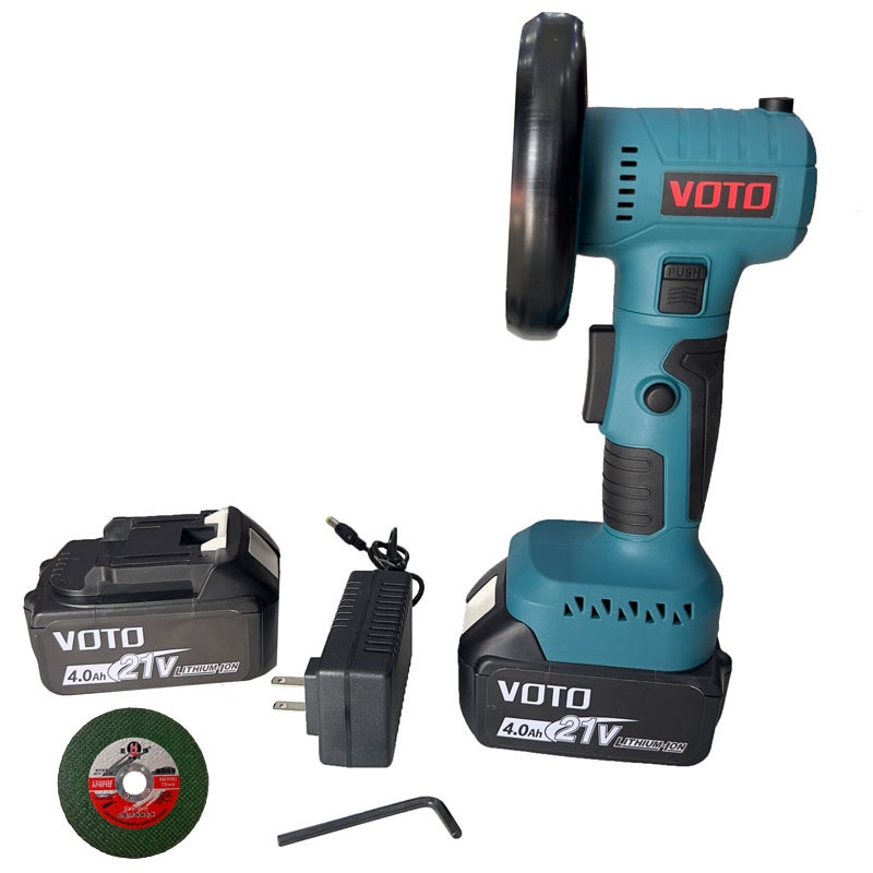Máy Mài Góc Chạy Pin 21V VOTO VTMGM10 Động Cơ Không Chổi Than,Đầu Xoay Được 3 Hướng Tặng 1 Lưỡi Cắt