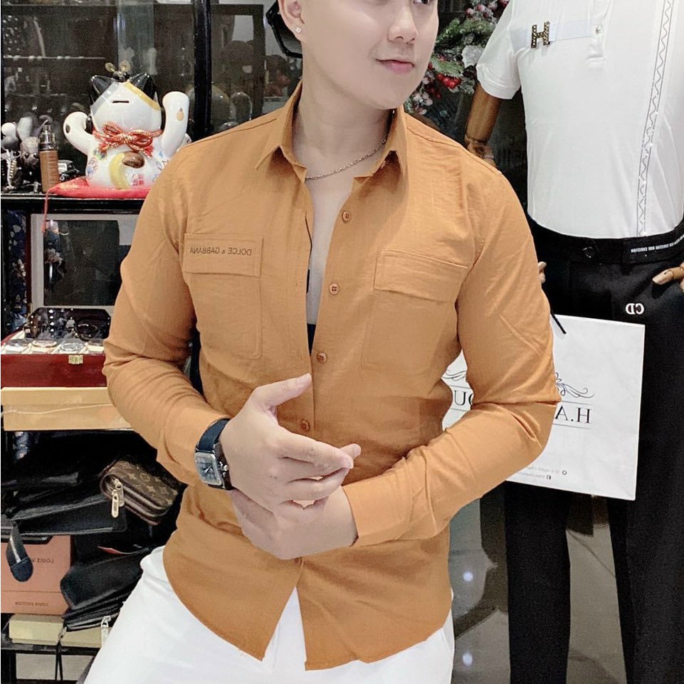 .9 mẫu Áo sơ mi nam THÊU vải đũi cao cấp không xù lông bao đẹp hàng chuẩn shop VNXK ( được đổi trả nếu không ưng ) | BigBuy360 - bigbuy360.vn