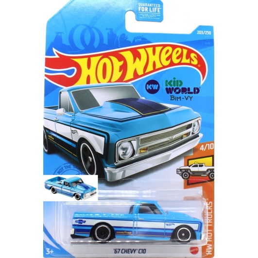 Xe mô hình Hot Wheels basic Bán tải '67 Chevy C10 GRY91.