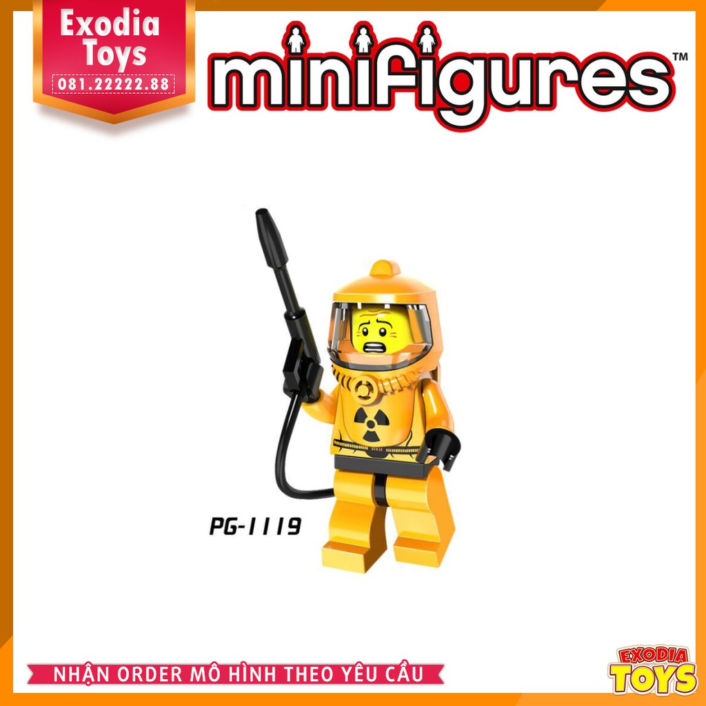 Xếp hình minifigure nhân vật hoạt hình ngộ nghĩnh và quái vật - Đồ Chơi Lắp Ghép Sáng Tạo - POGO 8087