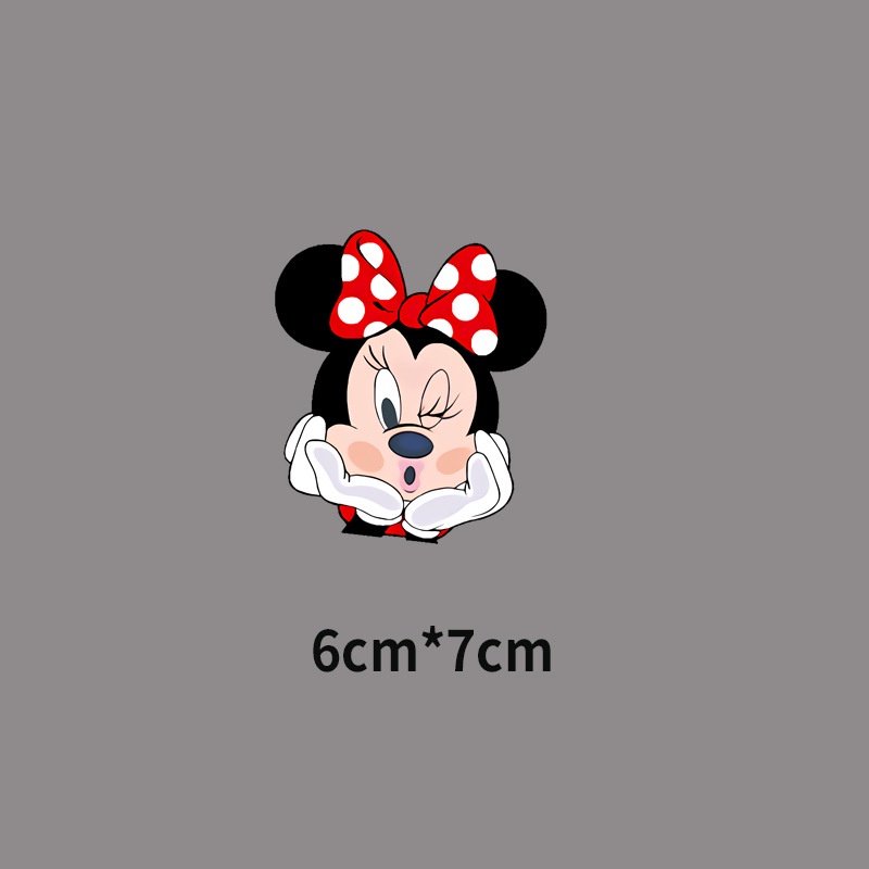 Miếng Dán Ủi Quần Áo Hình Vịt Donald/Chuột Mickey Minnie
