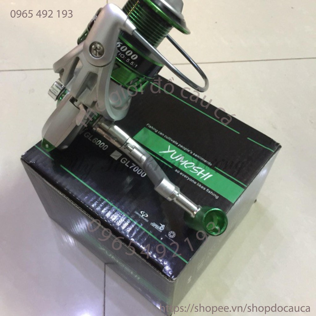 Máy câu cá yumoshi Gl 5000-7000 ( rẻ vô địch )