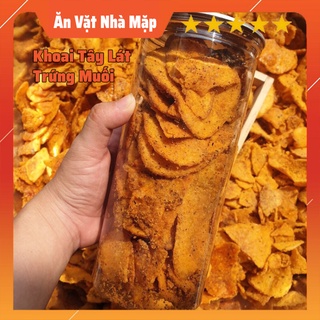Snack Khoai Tây Lát Lắc Trứng Muối giòn béo thơm ngon 200g