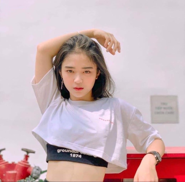 Set croptop newyork + crop 3 lỗ ( ảnh thật)