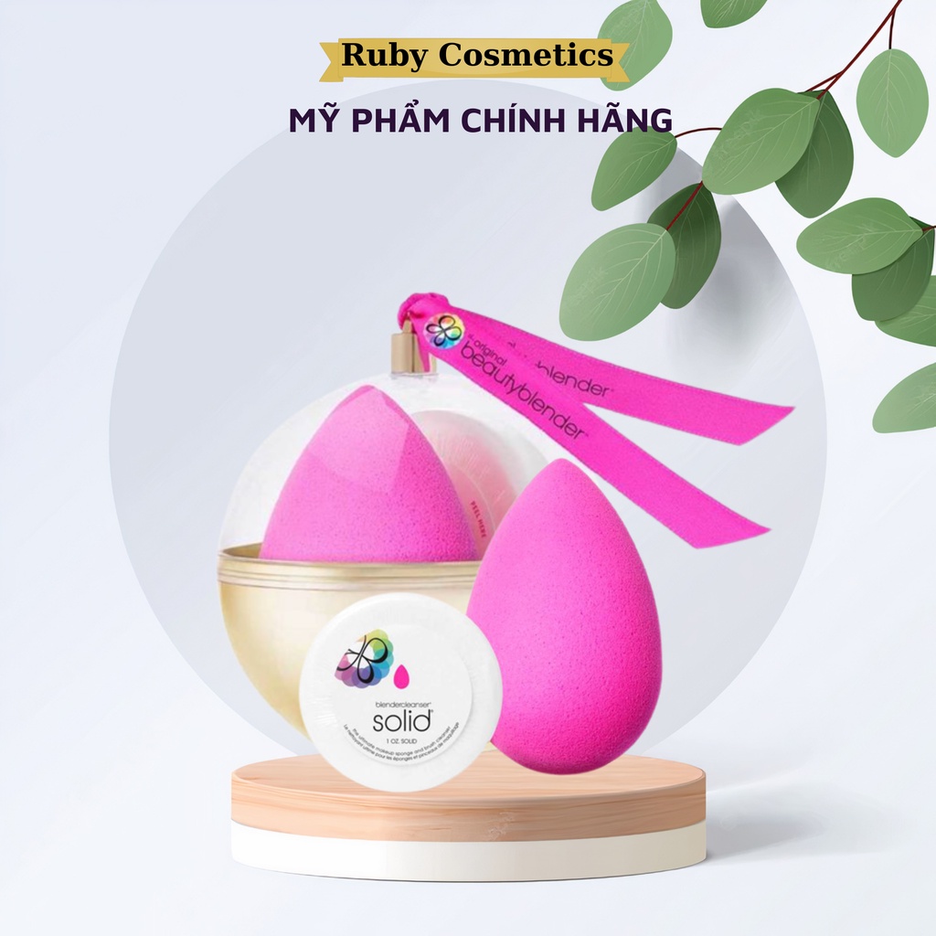 Mút Trang Điểm Beauty Blender Midas Touch + Xà Phòng (Limited Edition)