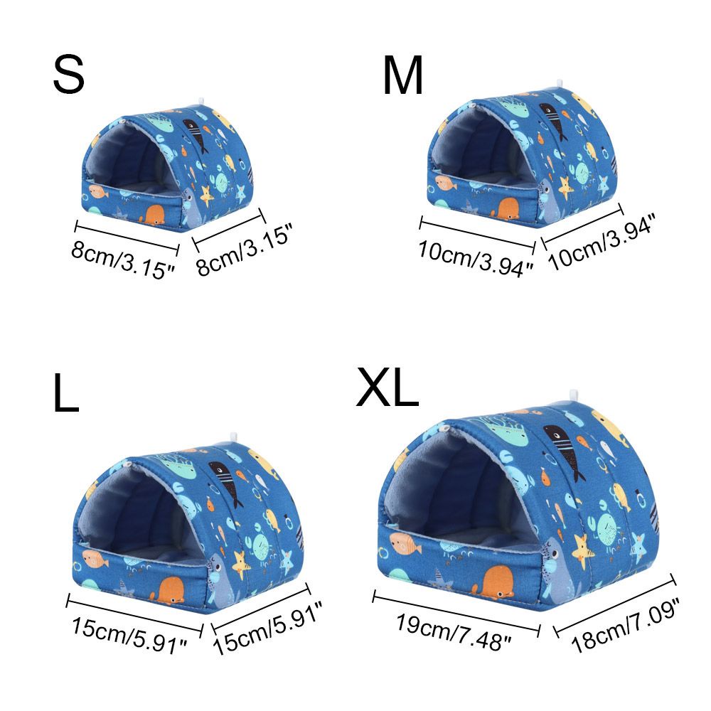 Giường Ngủ Mềm Mại Ấm Áp Nhiều Màu Sắc Thời Trang Mùa Đông Dành Cho Chuột Hamster/Thỏ/Sóc/Sóc