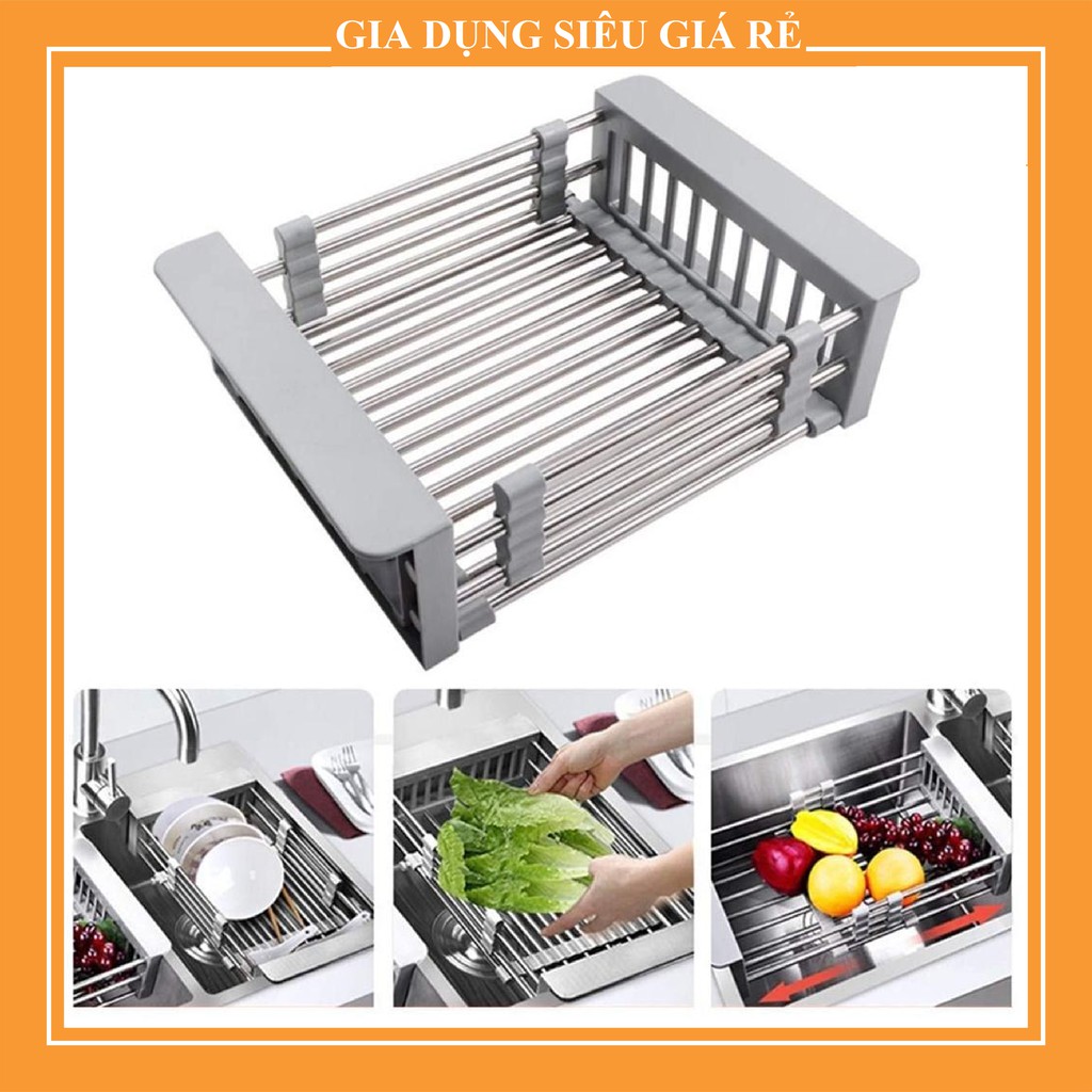 RỔ GÁC BỒN RỬA CHÉN CHỈNH KÍCH THƯỚC ( TỔNG KHO GIA DỤNG GIÁ GỐC )