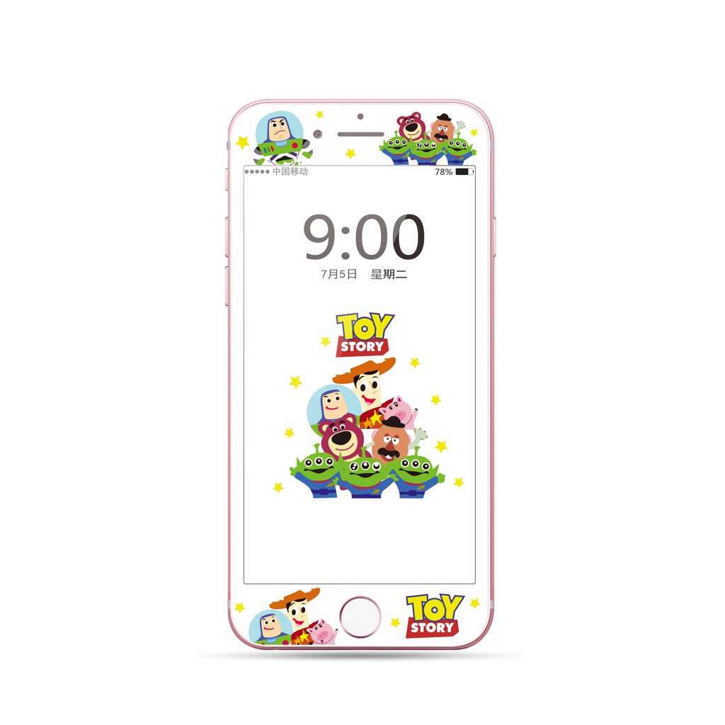 Kính Cường Lực Bảo Vệ Màn Hình In Hình Các Nhân Vật Trong Toy Story Dành Cho Iphone I7 I8 I6 6s Plus