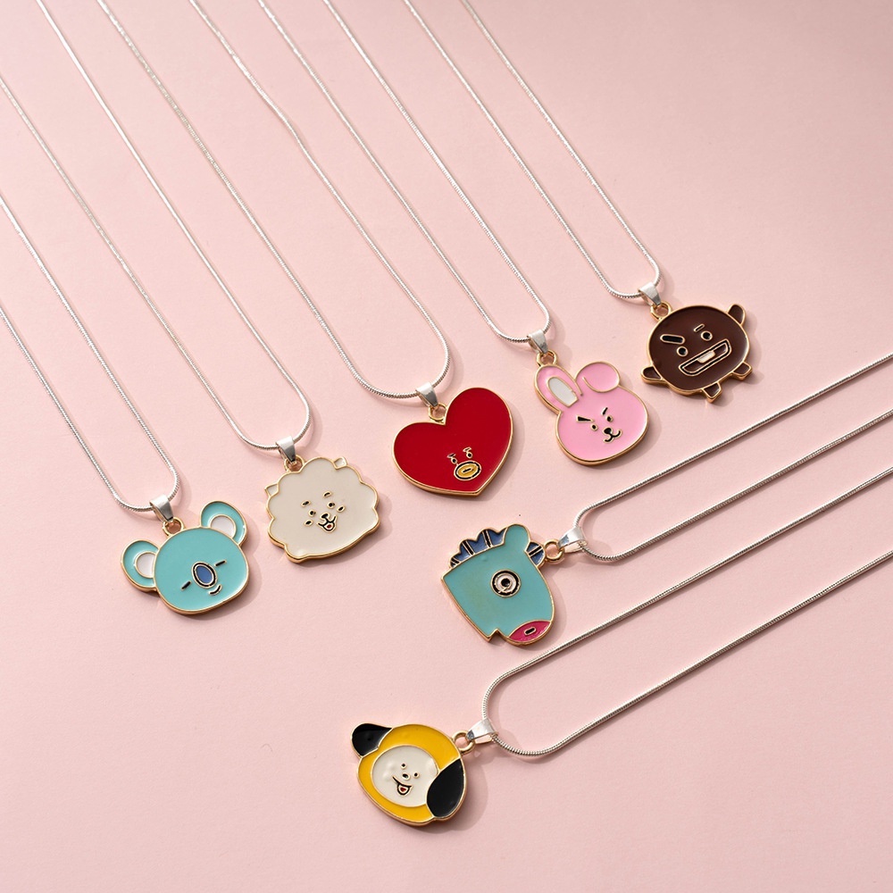 1 Vòng cổ Thời Trang Hàn Quốc Mặt Hình Kpop Bts Bangtan Boys Bt21