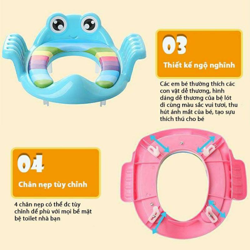 BỆ LÓT THU NHỎ BỒN CẦU CHO BÉ