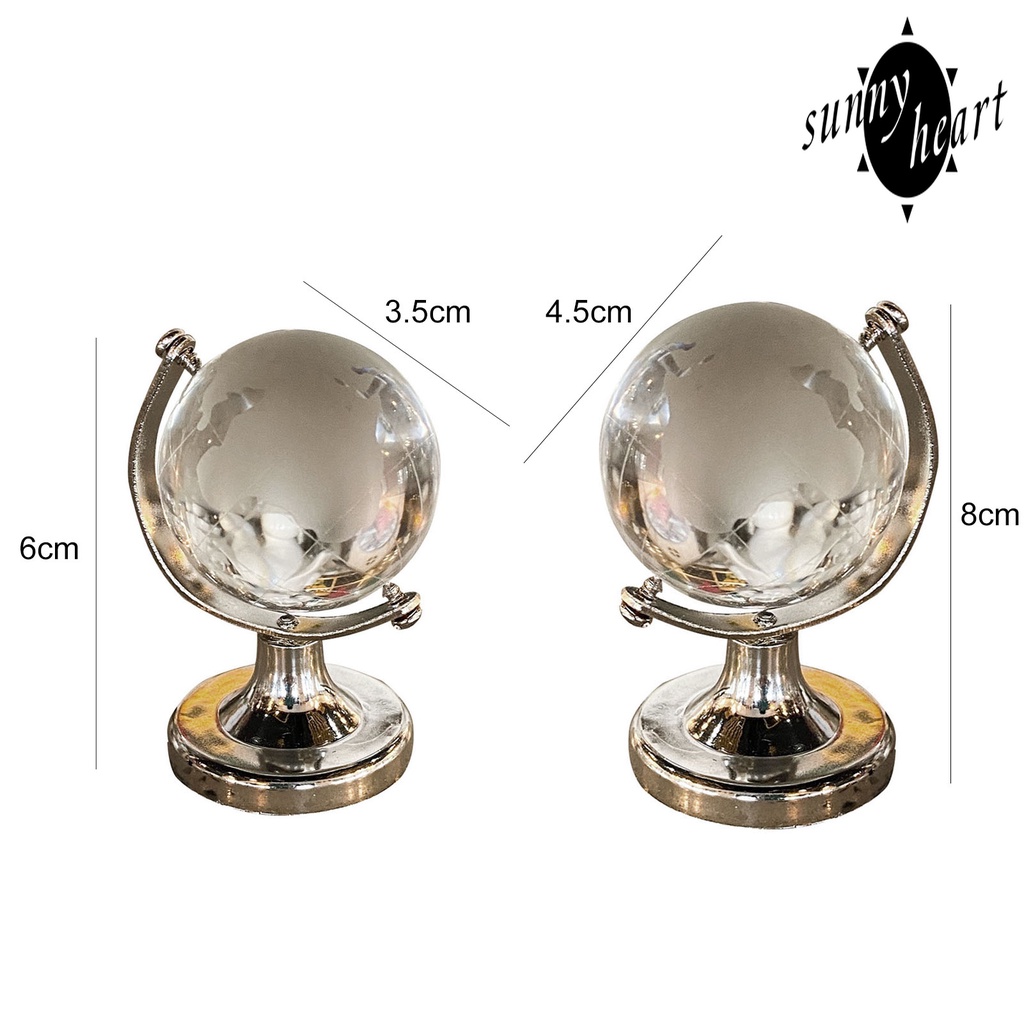 Quả Cầu Pha Lê Nhân Tạo Mini Hình Cầu Dành Cho Trang Trí Văn Phòng