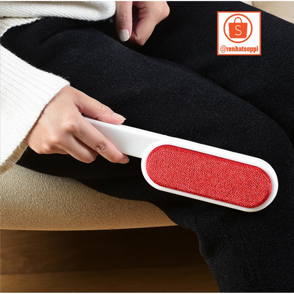 Bàn chải tẩy lông chó mèo, bàn chải xơ vải tĩnh điện tẩy bông trên quần áo len, áo dạ, sofa, chăn, xe hơi
