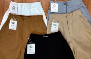 Quần culottes cạp chun sau