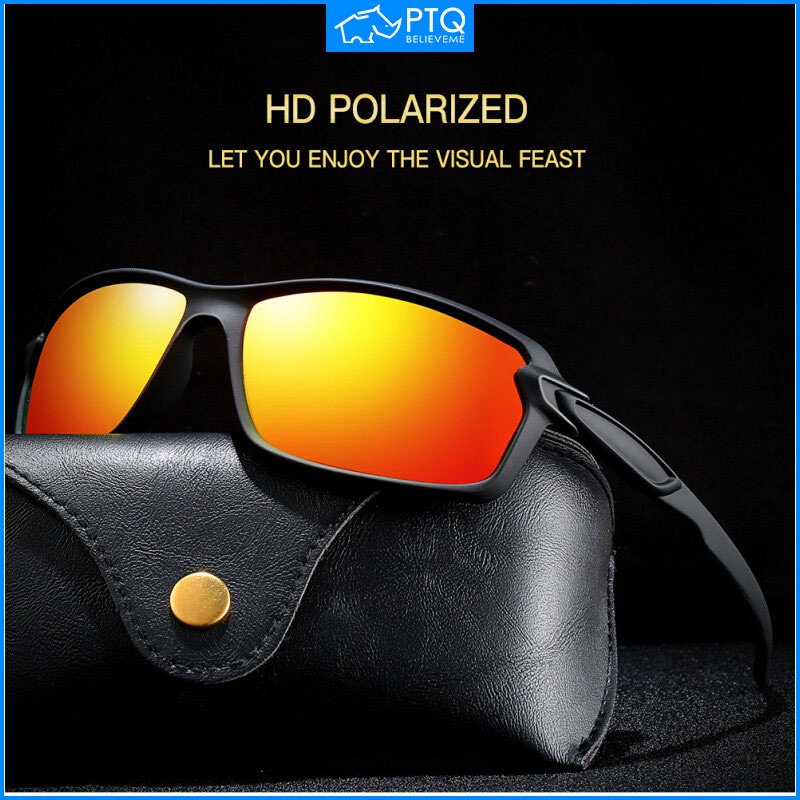 Kính Chống Nắng Phân Cực Mặt Vuông Chất Lượng Cao Phong Cách Vintage Cho Nam Và Nữ