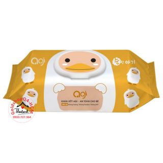 (HCM) Khăn ướt Agi ko mùi 100 tờ (giao màu ngẫu nhiên)
