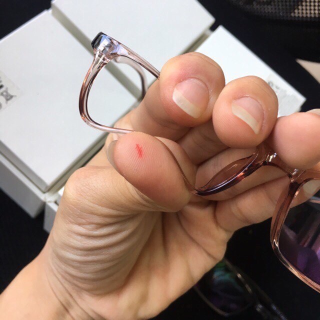 Kính Gọng Cận Siêu Dẻo dáng vuông b212 full màu Kính Gọng Dẻo Bunny