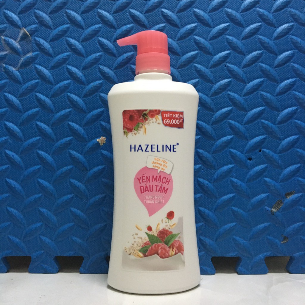 Sữa tắm Hazeline yến mạch dâu tằm 670g ⚡ SIÊU SALE⚡ Sữa tắm Hazeline dưỡng ẩm sáng da rạng ngời thuần khiết