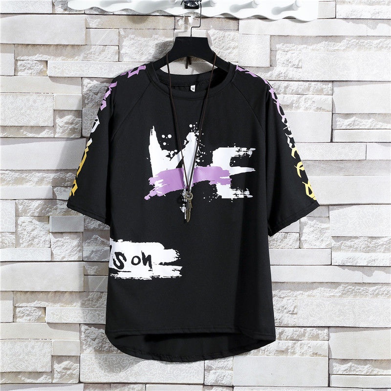 Áo nam Tay Ngắn Phong Cách Âu Mỹ Thời Trang Cá Tính