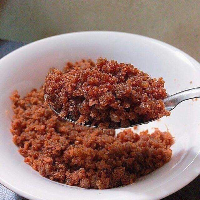 Mắm tép chưng thịt