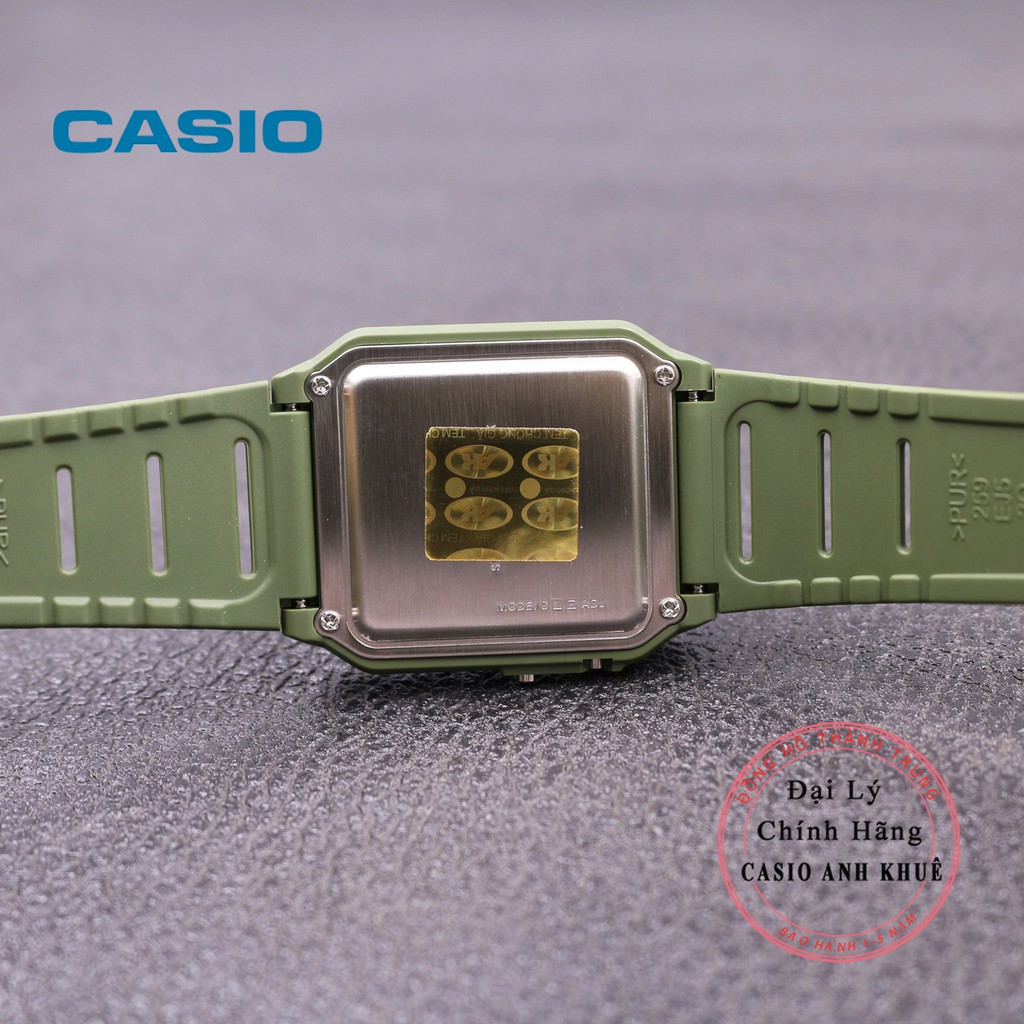Đồng hồ nam điện tử Casio CA-53WF-3BDF dây nhựa