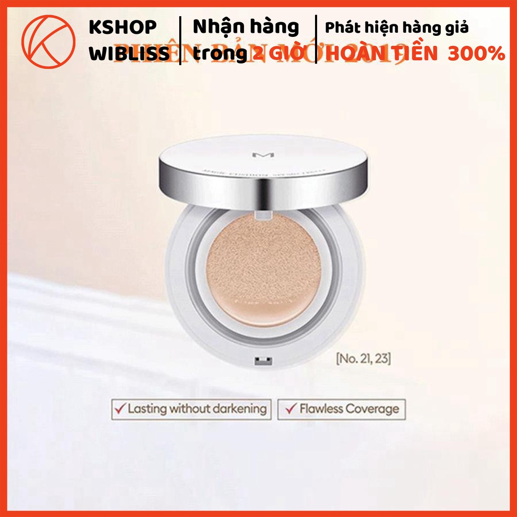 Phấn nước Missha che phủ Hoàn Hảo kiềm dầu missha M magic cushion SPF 50+ PA+++ 15g