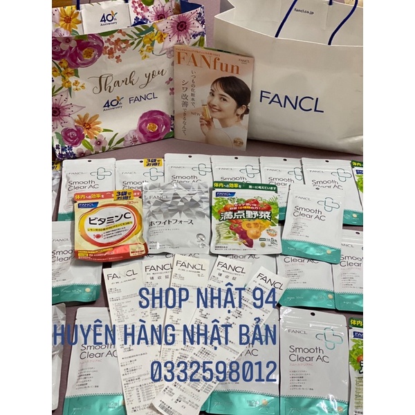 Viên dưỡng trắng da fancl white force mẫu mới 2021