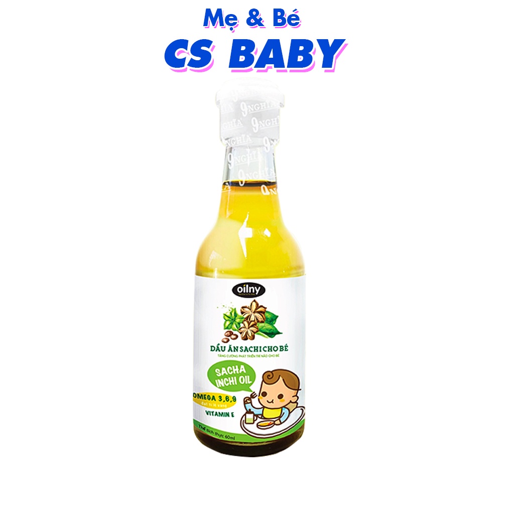 Dầu mè đen, hạnh nhân, óc chó, sachi ,hạt chia, hạnh nhân  cho bé ăn dặm từ 6 tháng tuổi- Cs Baby