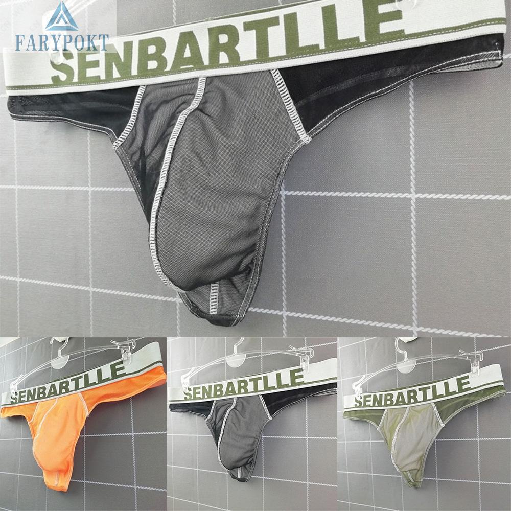 FATY~See Through T-back Thongs Transparent Underpant Underwear Briefs Comfortable