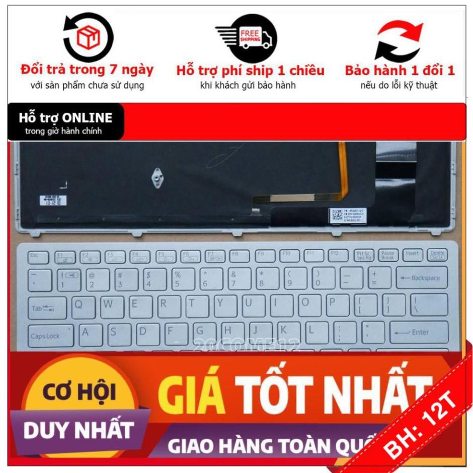 [BH12TH] 🎁 [Ảnh Thật ] Bàn phím Laptop SONY SVF 14N/ FIT 14N CÁP GÓC THẲNG