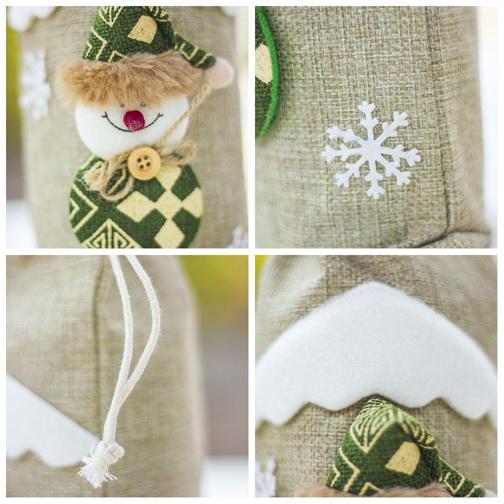 Vỏ Bọc Chai Rượu Hoạ Tiết Giáng Sinh Dễ Thương