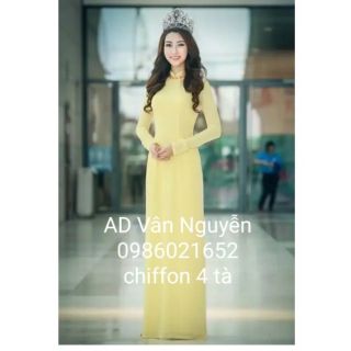Áo Dài 4 tà trơn