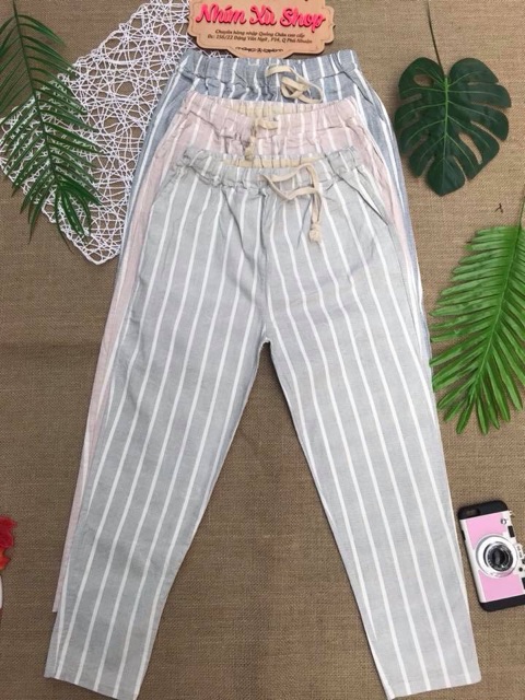 Quần Baggy Kẻ Sọc [HÌNH THẬT] [FREESHIP] [FORM CHUẨN] | BigBuy360 - bigbuy360.vn