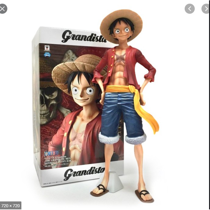 Mô hình One Piece Figure Luffy đứng rất chi tiết rõ nét màu da biểu cảm đẹp loại 1