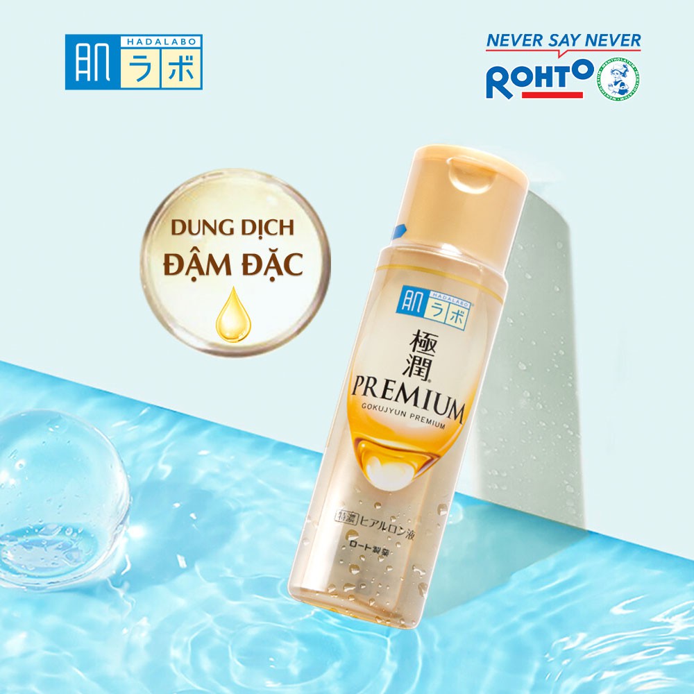 Dung dịch dưỡng ẩm tối ưu Hada Labo Gokujyun Premium Lotion 170ml 2021 (Nhập khẩu từ Nhật Bản)