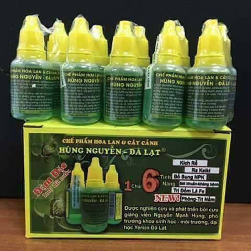 Chế phẩm cho hoa lan & cây cảnh Hùng Nguyễn - Siêu Ra Rễ, Kích Keiki, Trừ Nấm ( 20ML )