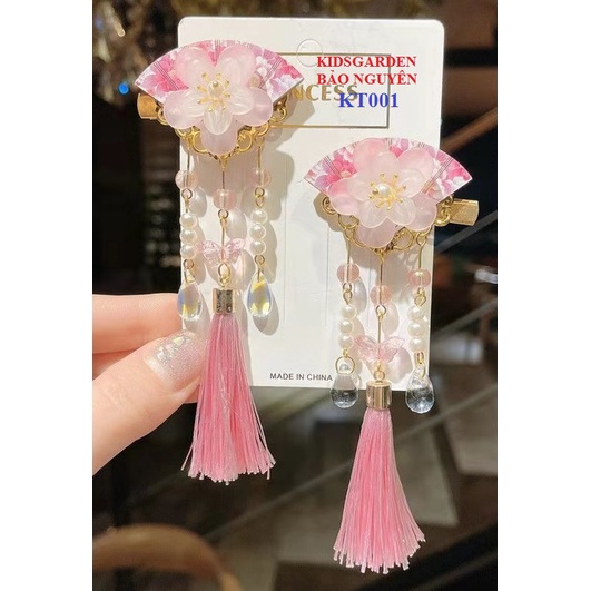 Kẹp tóc đẹp mẫu quạt cho bé gái/bạn nữ phong cách cổ trang/cosplay - KIDSGARDEN BẢO NGUYÊN