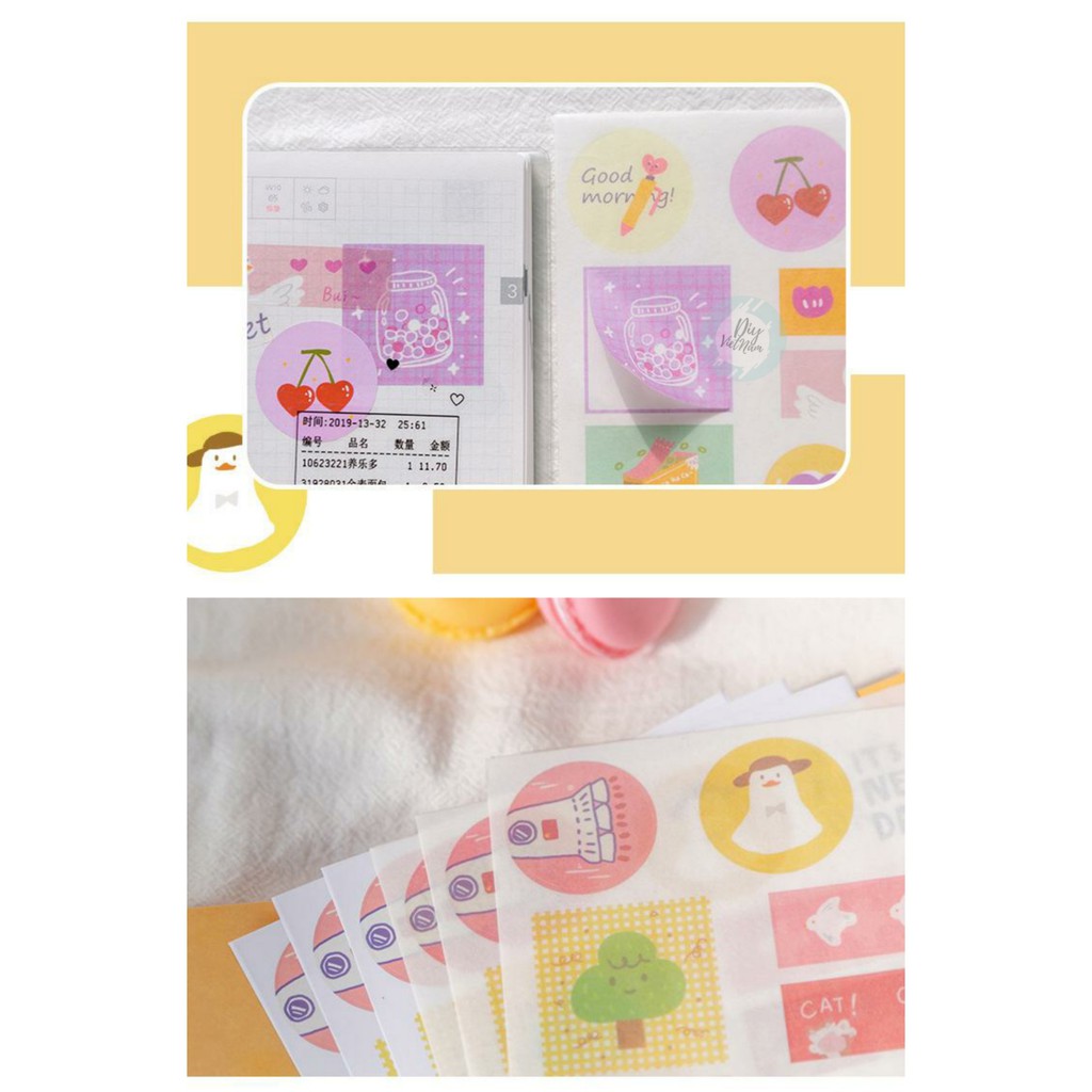 SET STICKER 6 TỜ GIRL'S HEART