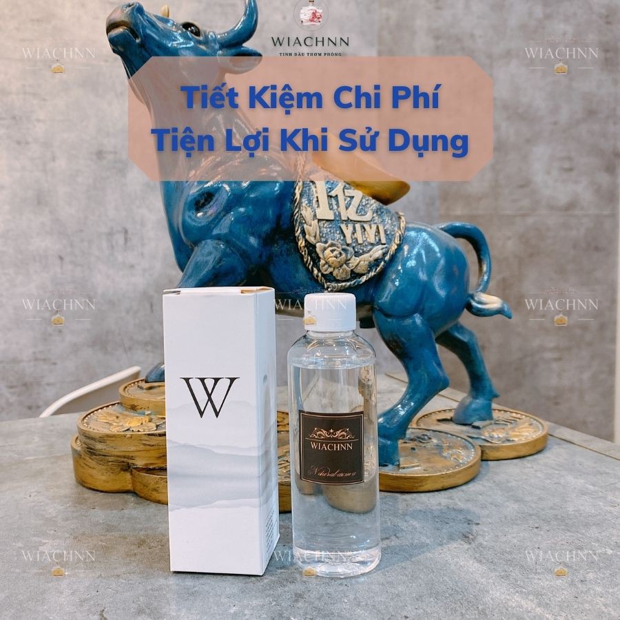 Chai Bổ Sung Tinh Dầu Thơm Phòng WIACHNN 100ml Que Gỗ Tự Khuếch Tán Cho Chai Đã Sử Dụng BS100