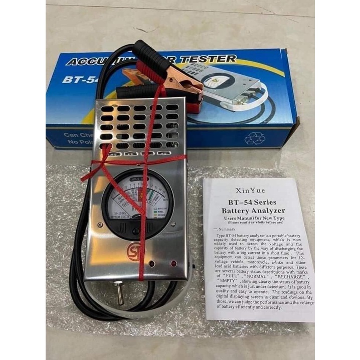 🌟 Dụng Cụ Kiểm Tra Bình Ắc Quy 7A-150A BT54 Thông Minh Cao Cấp - Hàng Có Sẵn
