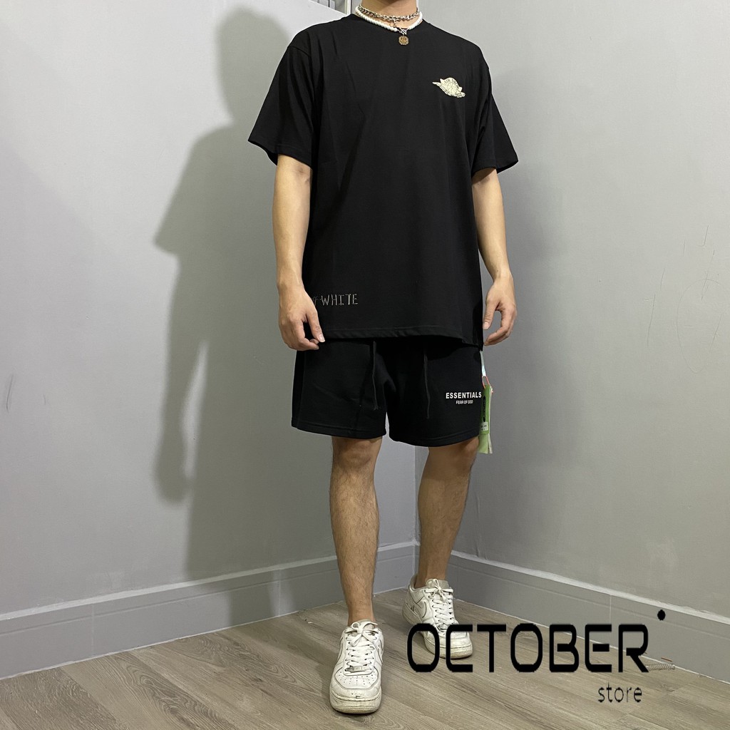 ÁO OFF WHITE AIR DIOR ĐEN + TRẮNG - Bao chất Lượng - October store