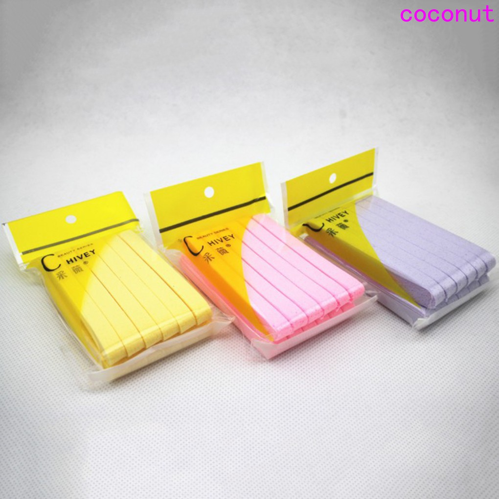 Set 12 miếng mút rửa mặt tẩy trang dạng nén tiện dụng