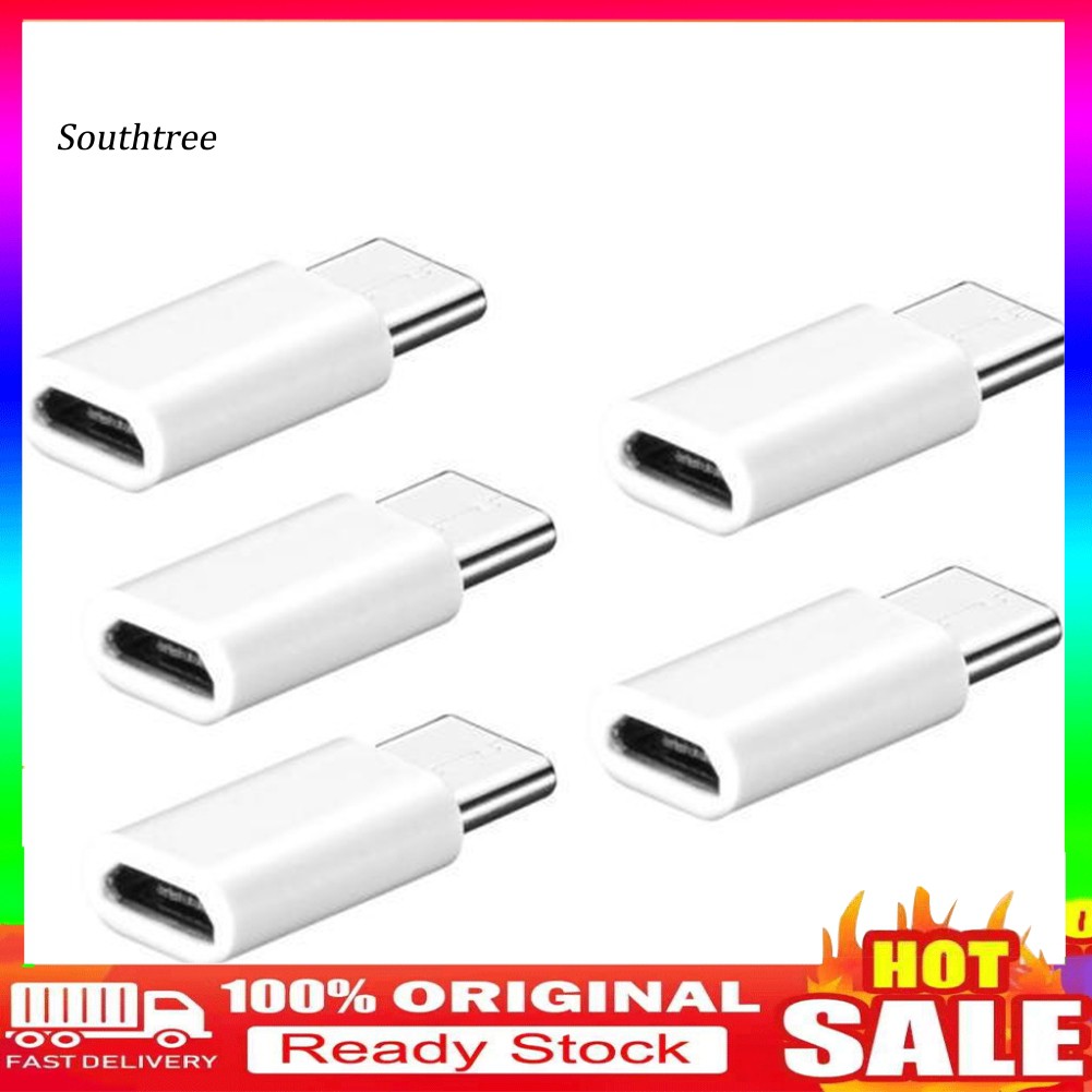 5 Đầu Chuyển Đổi Từ Micro Usb Sang Type C Cho Samsung Galaxy S8