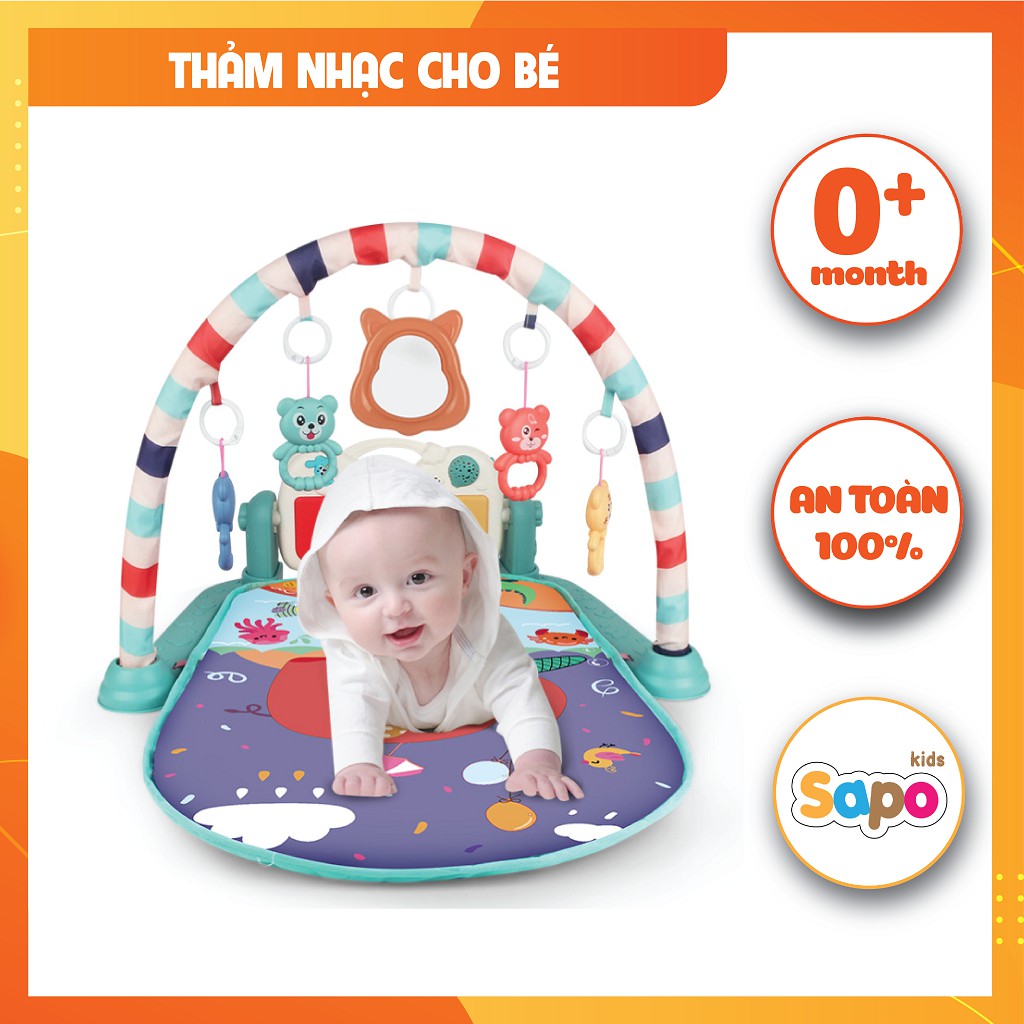 Thảm nhạc cho bé đồ chơi tự lập giúp bé sáng tạo đồ chơi giáo dục trẻ em SAPO KIDS