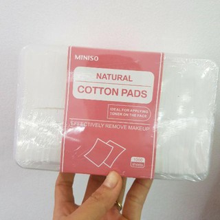 Bông tẩy trang miniso 1000 miếng _ nhật bản